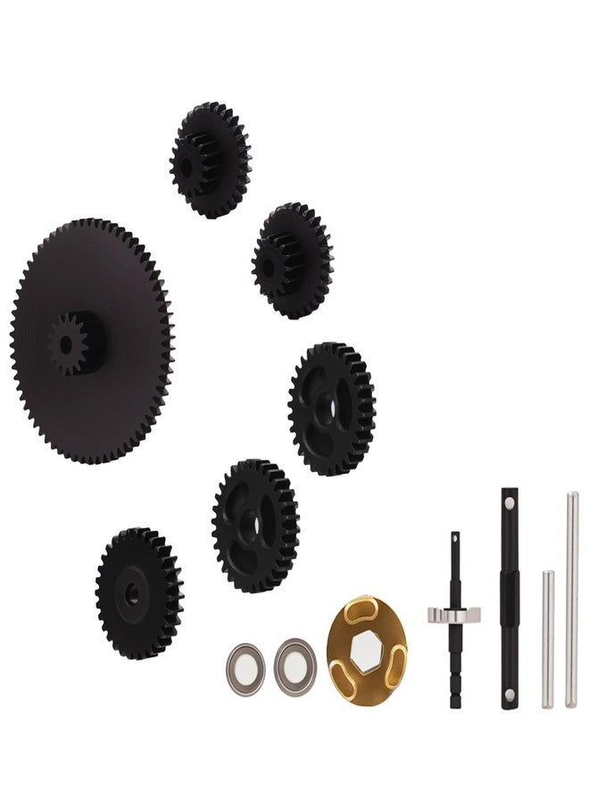 Mesimsple Steel FCX24 Two 2 Speed Transmission Inner Gear Axle Kit for FMS 1/24 FCX24 1/18 FCX18 K5 RC Car Series Upgrades Part - Image 1